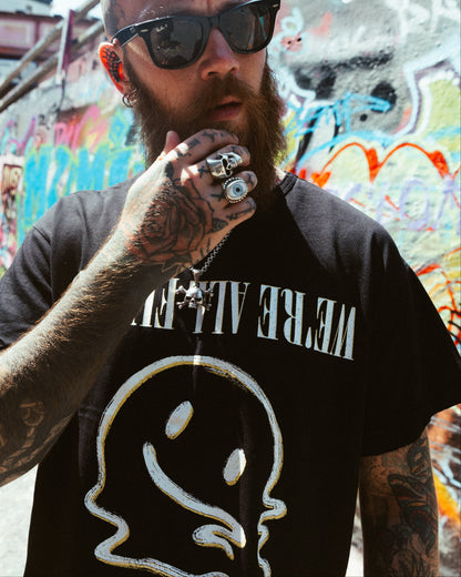 We're F*cked Tee - BLACK