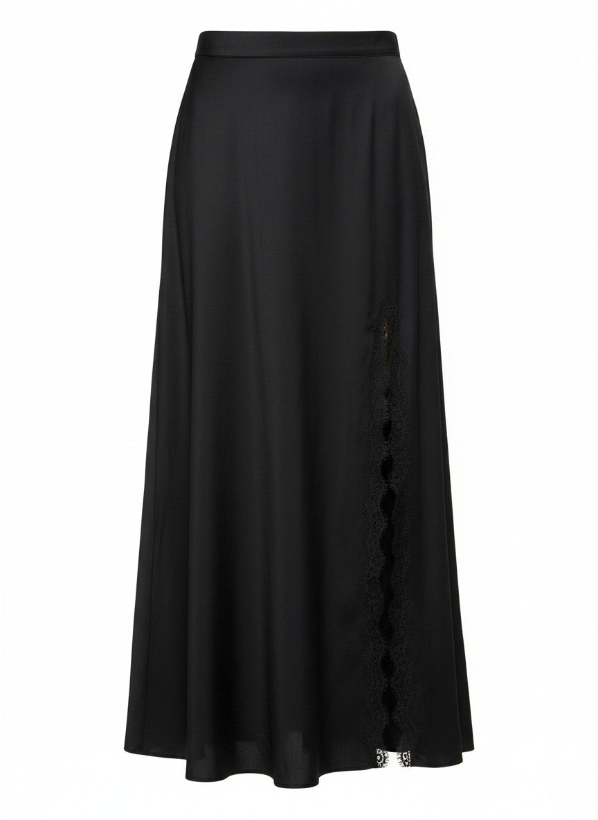 Satin & Lace Skirt