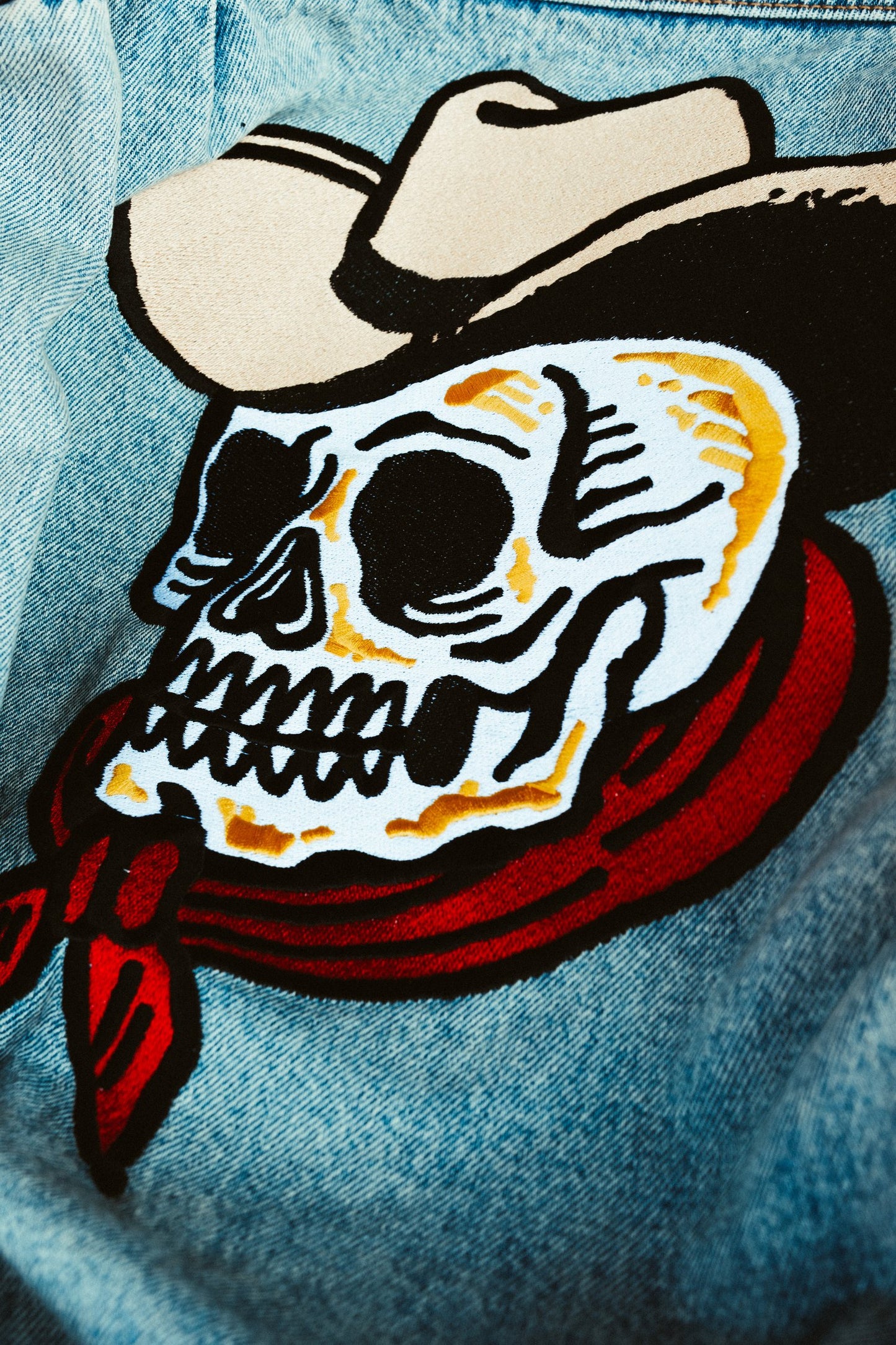 Skelly Cowboy Custom Denim Jacket