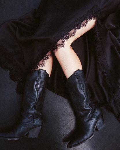 Satin & Lace Skirt