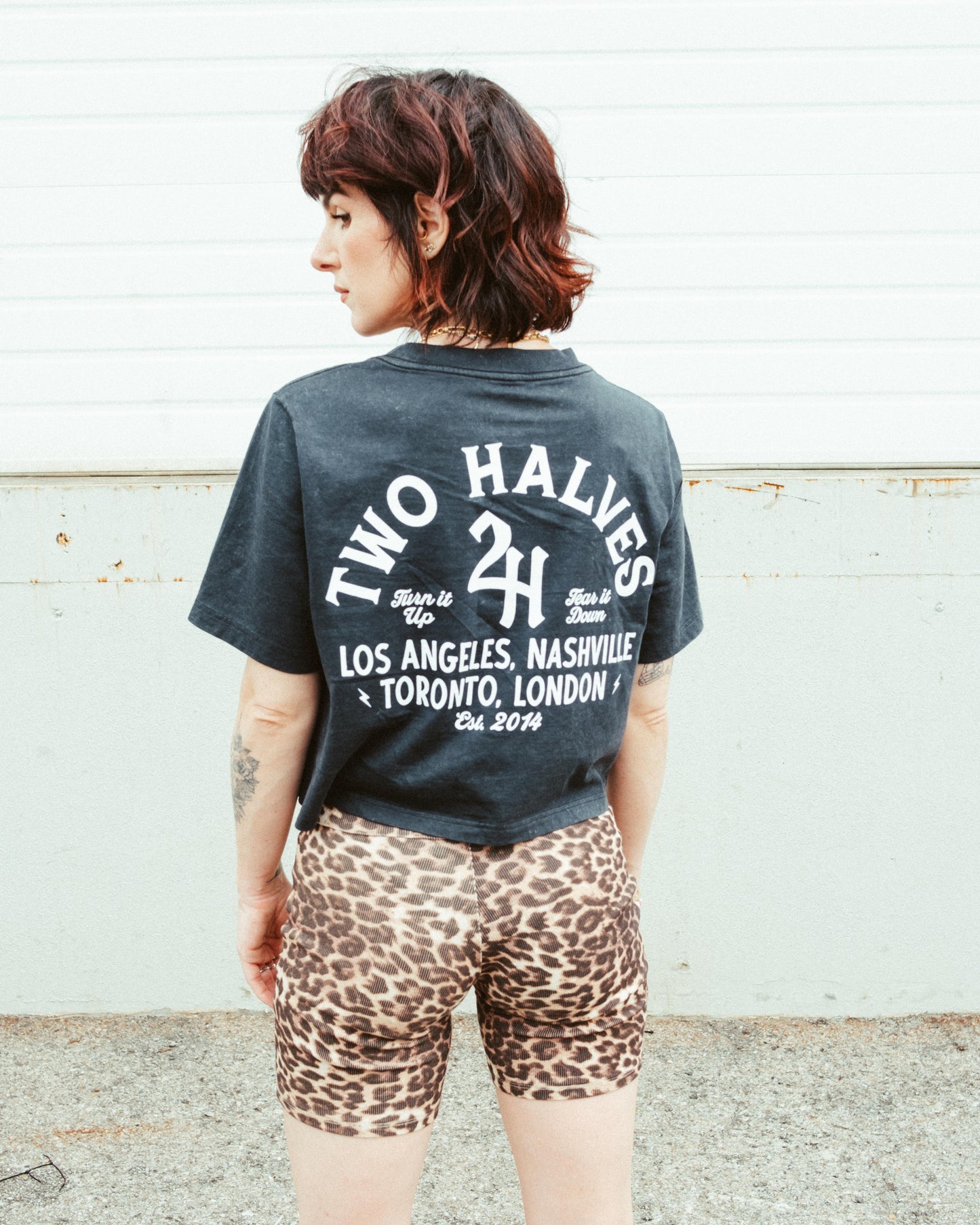 Numerals Cropped Tee
