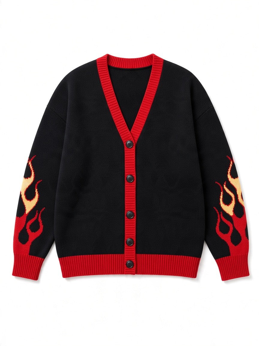 Flaming Heart Cardigan