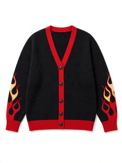 Flaming Heart Cardigan