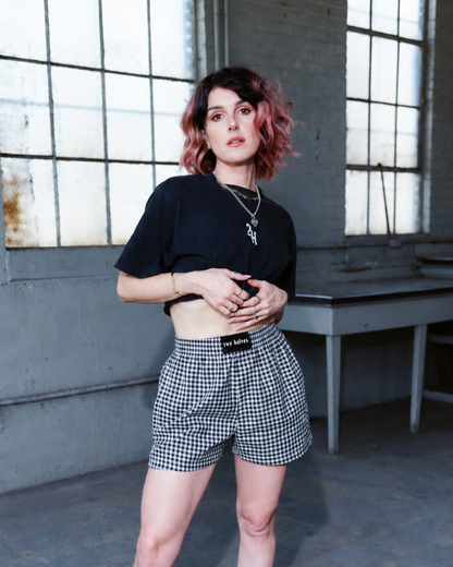 Gingham Boxer Shorts