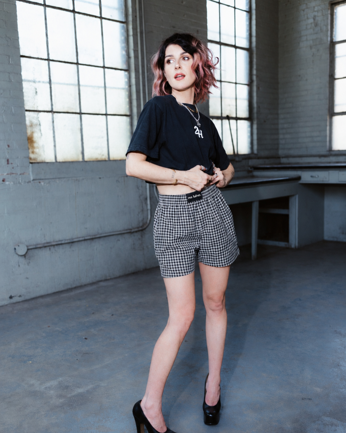 Gingham Boxer Shorts