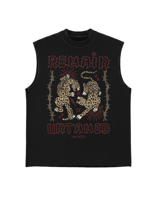 Untamed Cropped Sleeveless Tee