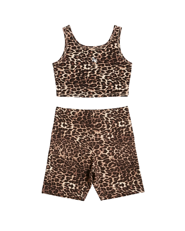 Leopard Ribbed Cotton Set